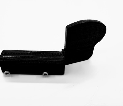 Microphone boom  Mounting clip for open face helmets