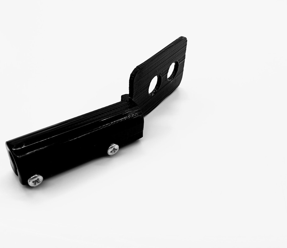 Microphone boom  Mounting clip for open face helmets