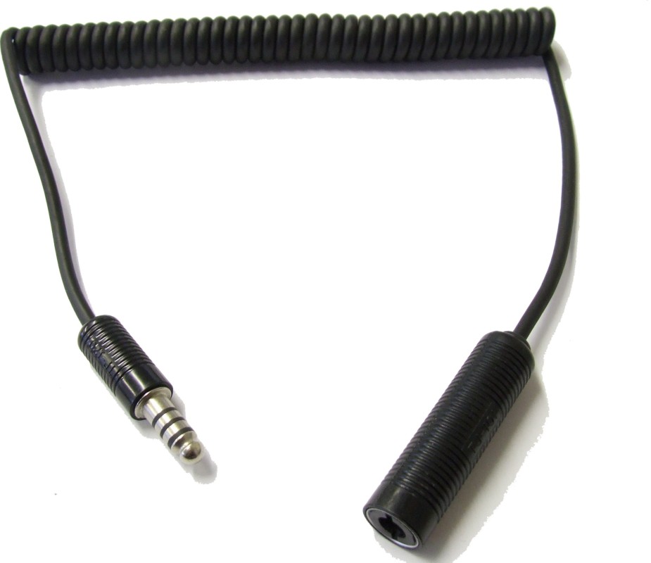 Extension lead for 4 way helmet leads